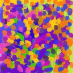 multicolored neon yellow purple blue background