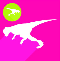 Dinosaur silhouette