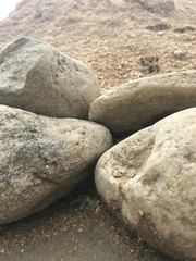 stones on the beach