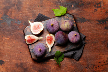 Ripe sweet figs