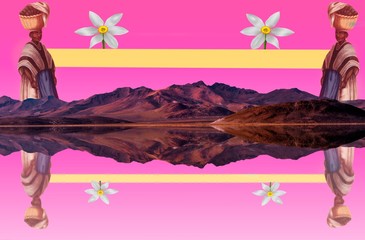 person in the garden