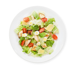 Caesar salad with chicken