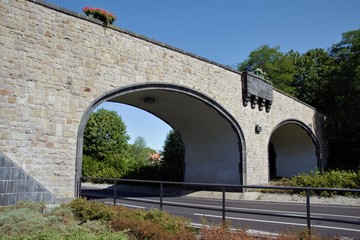 Fototapeta premium Steinbogenbrücke Premnitz