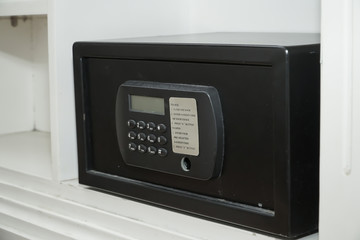 Black Safe Deposit Box