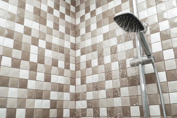 Shower with Water On