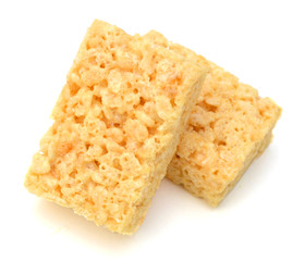Marshmallow square bar on white