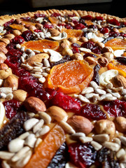 Polish Mazurek cake baked for easter