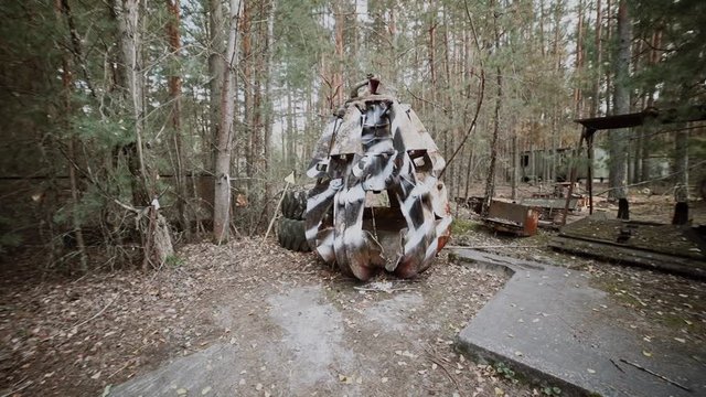 The main sights of Chernobyl. Pripyat ghost town