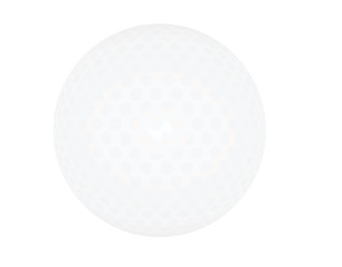 Golf ball isolated. vector illustration
