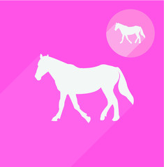 Horse silhouette