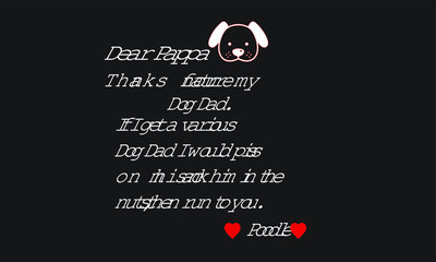 Dog typography quote black t shirt design