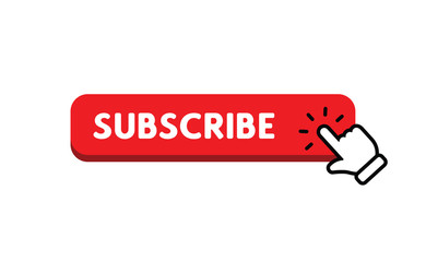 Subscribe button with hand click icon.