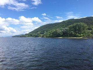 Obraz premium River Volga. Samara. Zhiguli