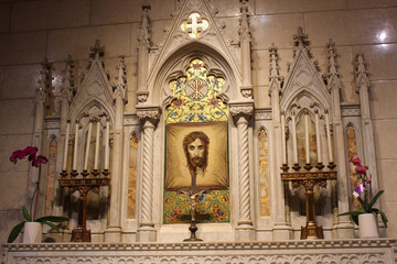 Fototapeta na wymiar St. Patrick's interior