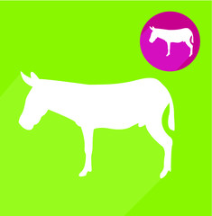 Donkey silhouette
