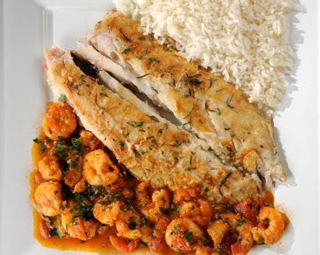 Fil&eacute; de Abadejo ao molho de  Camar&atilde;o