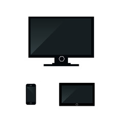 TV, mobile, tablet