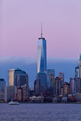 Obraz premium Downtown New York City skyline in the afternoon.