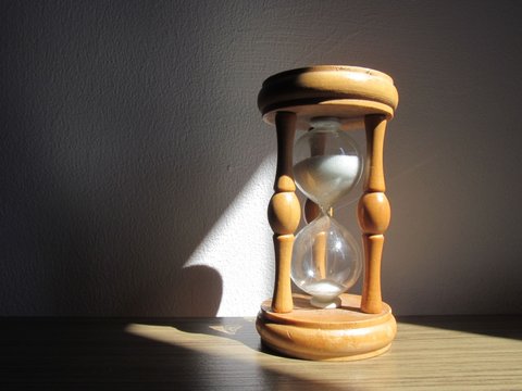 O tempo passa.