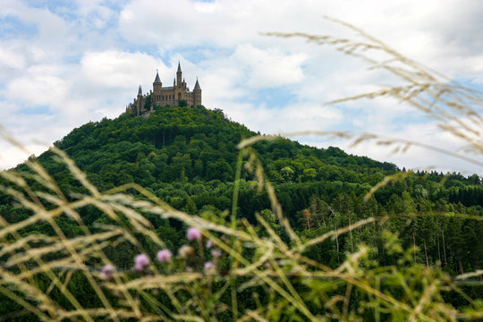 Hohenzollern Castle on the mountain, Germany