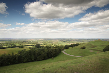 Impressive views across the countryside