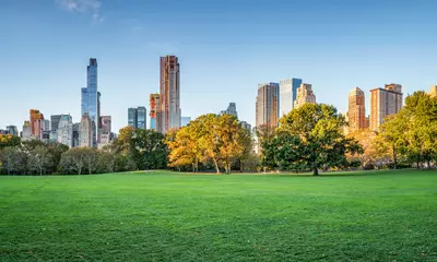 Fototapete Central Park Central Park in autumn season, New York City, USA