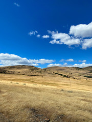 desert landscape with blue sky