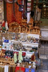 Christian symbols in the Jerusalem east market