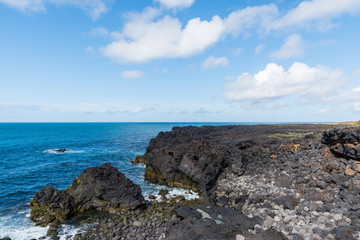 Fototapeta na wymiar The coastline of Snaefellsnes peninsula in Iceland