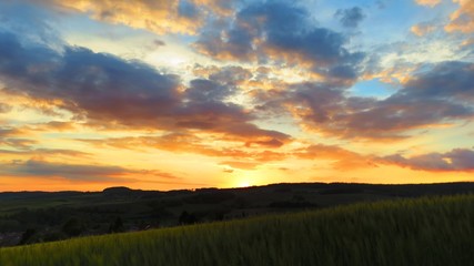 Untergehende Sonne