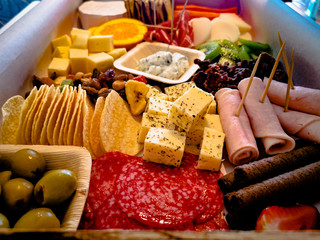 cheese and vegetables