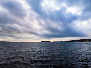 Obraz premium sunset over the sea