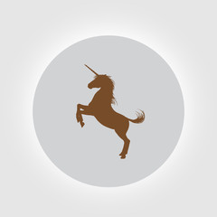 unicorn icon vector, unicorn logo