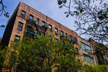 Brick Apartment Building