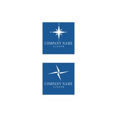 Compass Logo Template vector icon