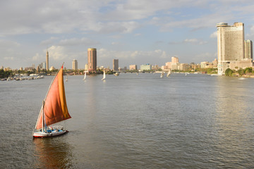 Nile River in Cairo, Egypt