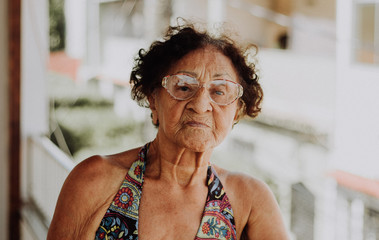 Close up mature brazilian woman
