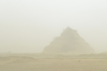 Fototapeta na wymiar Saqqara Pyramids - Circa Cairo, Egypt