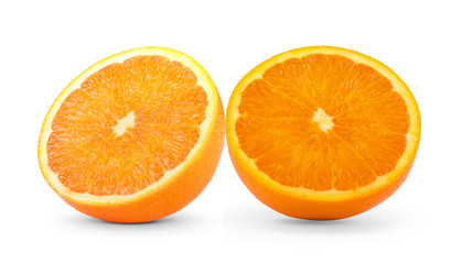 Orange slice isolated on white background
