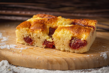 sweet bread with guava