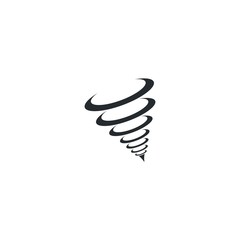 Tornado logo template symbol vector illustration