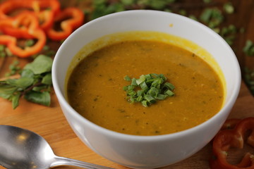 bowl of vegetable soup