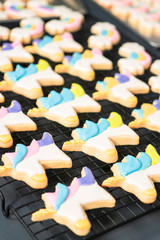 Sugar cookies with royal icing