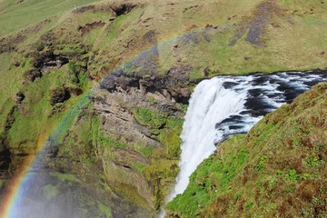 Wasserfall in Island