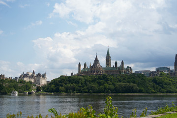 Canada's Parliament Buildings on a summers day