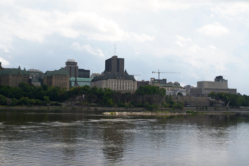 Fototapeta premium City scape on a summers day