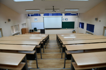 empty classroom