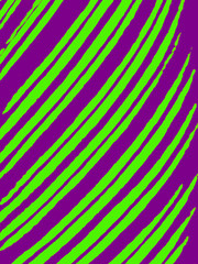 Abstract green and purple lines with diagonal view, used as background.