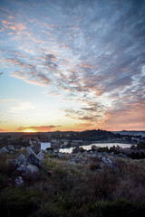 Atardecer en la colina