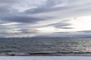 Lake Tahoe, CA during the winter time